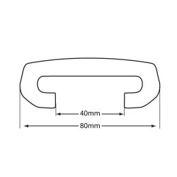 80 Style TufFlex Handrail